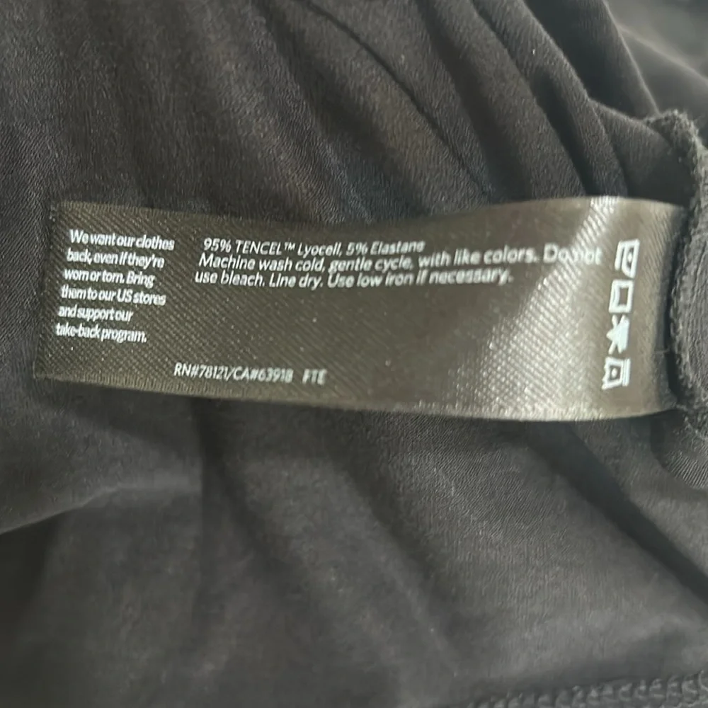 EILEEN FISHER WOMENS SWING TANK TOP SLEEVELESS BLACK OVERSIZED Sz XS - Picture 10 of 11